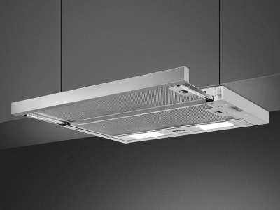 24" SMEG Universal 300 CFM Slide Out Hood in Stainless Steel - KSET24XU