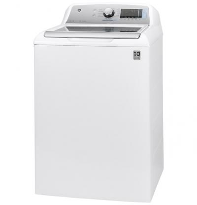 27" GE 5.2  Cu. Ft. Capacity Smart Washer With Sanitize - GTW840CSNWS