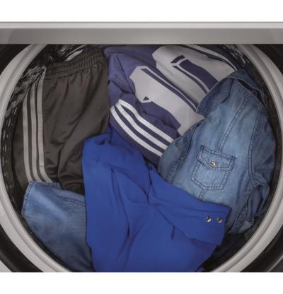 27" GE 5.2  Cu. Ft. Capacity Smart Washer With Sanitize - GTW840CSNWS