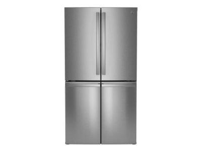 36" GE Profile 28.4 Cu. Ft. 4-Door French Door Refrigerator - PAD28BYTFS