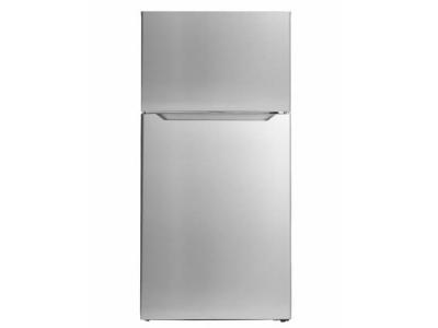 28" Danby 14.2 Cu. Ft. Apartment Size Fridge Top Mount in Stainless Steel - DFF142E1SSDB