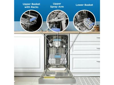 18" Danby Built-in Dishwasher in Stainless Steel - DDW18D1ESS