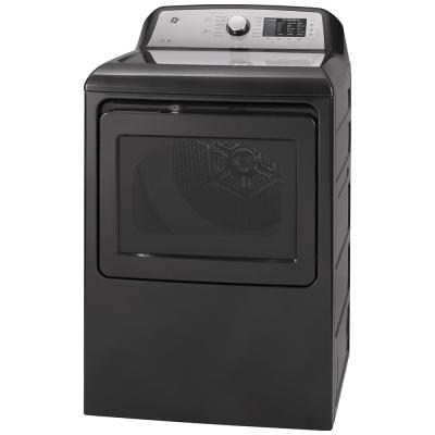 27" GE 7.4 Cu. Ft. Capacity Electric Dryer With Sanitize Cycle in Diamond Grey - GTD72EBMNDG
