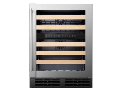 24" Aviva 46 Bottle Wine Cooler with 2 Temperature Zones - CWC46DS2