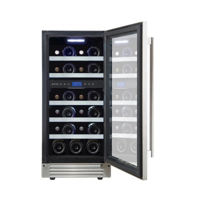 15" Aviva Dual Zone Wine Cellar in Stainless Steel - ABWC232SS