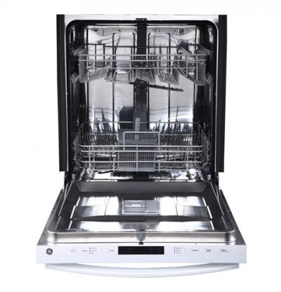 24" GE Built-In Dishwasher with Hidden Controls - GBT632SGMWW