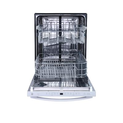 24" GE Built-In Top Control Dishwasher With Steam Prewash In White - GBT640SGPWW