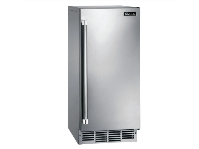 15" Perlick Signature Series DA Clear Indoor/Outdoor Ice Maker With Right Hinge Stainless Steel Door - HP15CI1R