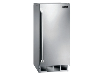 15" Perlick Signature Series Cubelet Ice Maker with Right Hinge Stainless Steel Door - HP15CUR