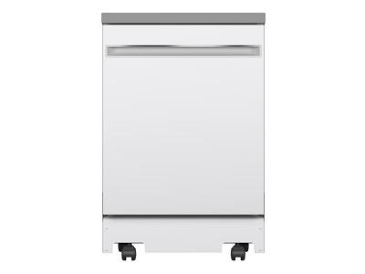 24" GE Portable Dishwasher  With Fully Integrated Controls And Energy Star Qualified - GPT225SGLWW