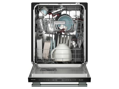 24" KitchenAid 360° Max Jets Third Rack 44 dBA Dishwasher with ProDry System - KDTS424SJP