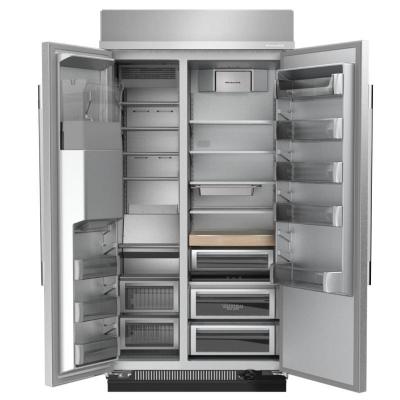 42" Kitchenaid 25.1 Cu. Ft. Built-In Side-by-Side Refrigerator - KBSD742SPS