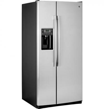 33" GE 23.2 Cu. Ft. Side-By-Side Refrigerator - GSS23GSKSS