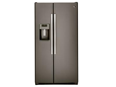 33" GE 23.2 Cu. Ft. Side-By-Side Refrigerator In Slate - GSS23GMKES