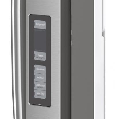 36" GE 27.0 Cu. Ft. Fingerprint Resistant French-Door Refrigerator - GNE27EYMFS
