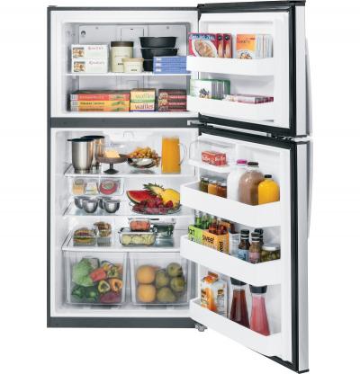 Ge 21 cu ft deals top freezer refrigerator