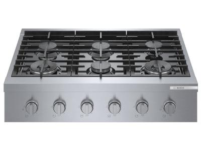 36" Bosch Gas Rangetop With 6 Burners - RGM8658UC