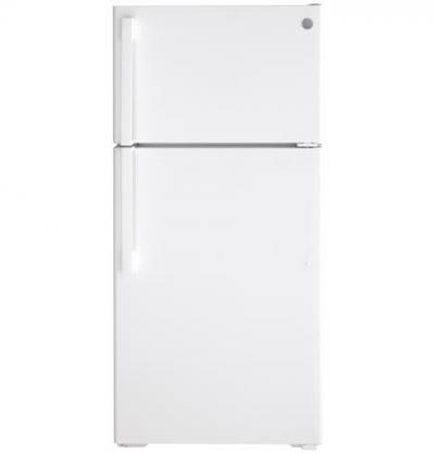 28" GE 15.6 Cu. Ft. Top-Freezer Refrigerator With Energy Star Certified - GTE16DTNRWW