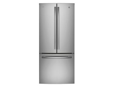 30" GE Profile 20.8 Cu. Ft. French Door Bottom-Mount With Factory Installed Icemaker - PNE21NSLKSS