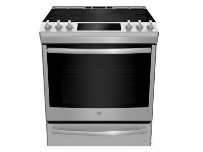 30" GE Profile 5.3 Cu. Ft. Slide-In Electric Range With Wifi Connect - PCS940YMFS