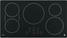 36" GE Profile Electric Cooktop with Induction Elements - PHP9036DJBB