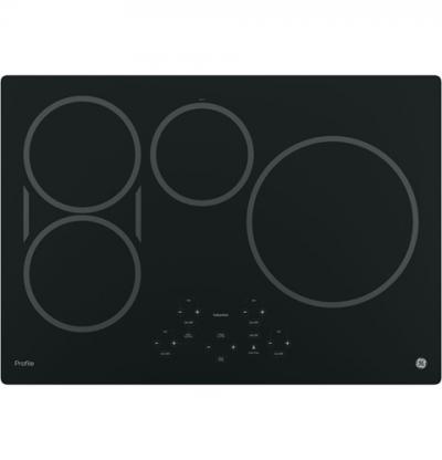 30" GE Profile Electric Cooktop with Induction Elements - PHP9030DJBB
