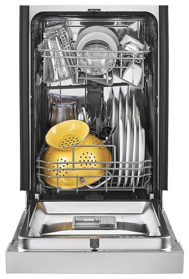 18" Whirlpool Small-Space Compact Dishwasher with Stainless Steel Tub - WDF518SAHM