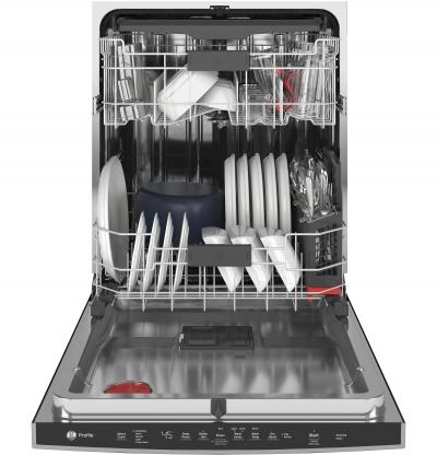 24" GE Profile Stainless Steel Interior Dishwasher with Hidden Controls - PDT715SYNFS