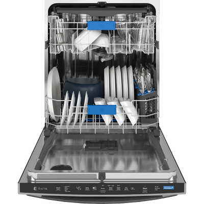 24" GE Profile Ultra Fresh System Dishwasher with Stainless Steel Interior - PDT755SYRFS
