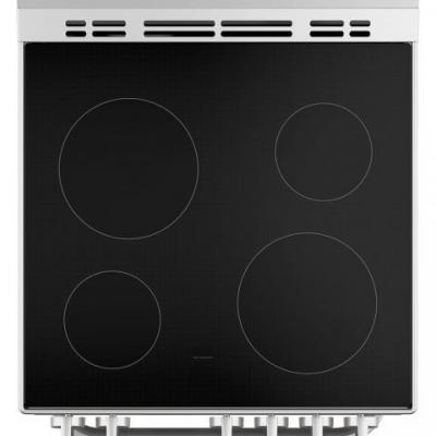 24" Haier Electric Freestanding Range With Storage Drawer Stainless Steel - QCAS740RMSS