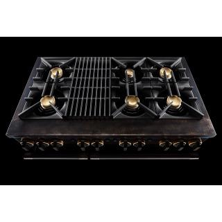 48" Jenn-Air Rise Dual-Fuel Professional Range With Gas Grill - JDRP648HL