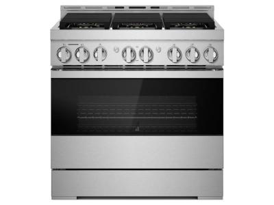 36" Jenn-Air 5.10 Cu. Ft. Noir Gas Professional-Style Range - JGRP436HM