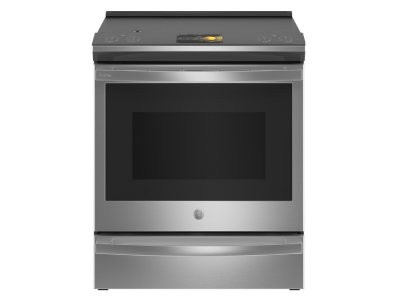 30" GE Profile 5.3 Cu. Ft. Smart Slide-In Front-Control Induction Range with Fingerprint Resistant - PHS93XYPFS